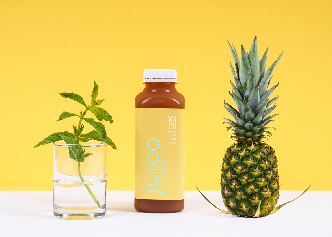 Juico Tatlı Sarı - Ananaslı Detox Suyu