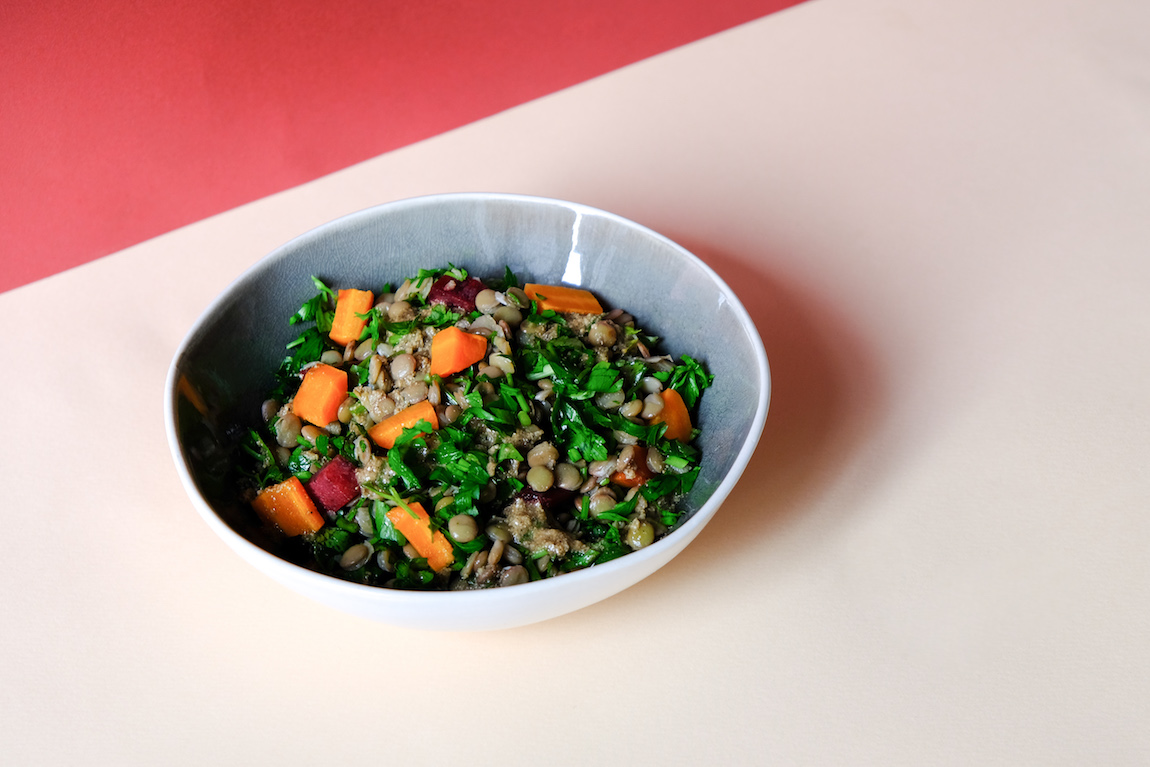 Green Lentil Salad